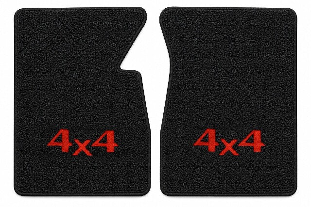 1967-1970 GMC C15/C1500 Loop Floor Mats with Embroidered Logo Choices - 2-Piece - product details image 3