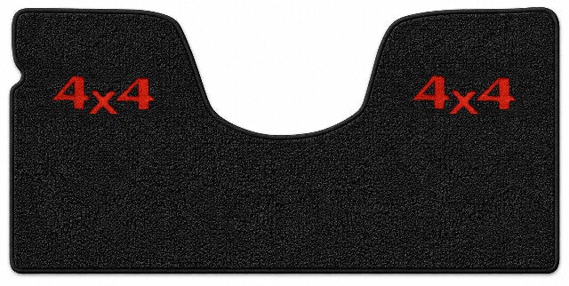 1967-72 GMC C15/C1500 2WD Auto/3sp No Shifter Floor Mat Embroidered Logos - 1-Piece - product details image 3