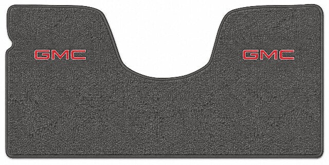 1967-72 GMC C15/C1500 2WD Auto/3sp No Shifter Floor Mat Embroidered Logos - 1-Piece - product image