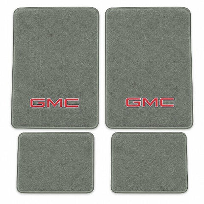 1992-1998 GMC C2500 Crew Cab Cutpile Floor Mats with Embroidered Logo Choices - 4-Piece - product image