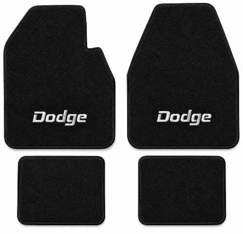 1974-1978 Dodge Charger Auto Cutpile Floor Mats with Embroidered Logo Choices - 4-Piece - product details image 2