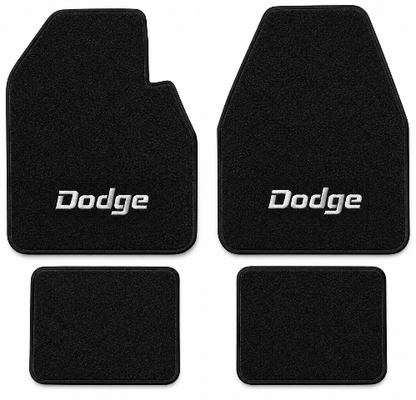 1974-1978 Dodge Charger Auto Cutpile Floor Mats with Embroidered Logo Choices - 4-Piece - product details image 2