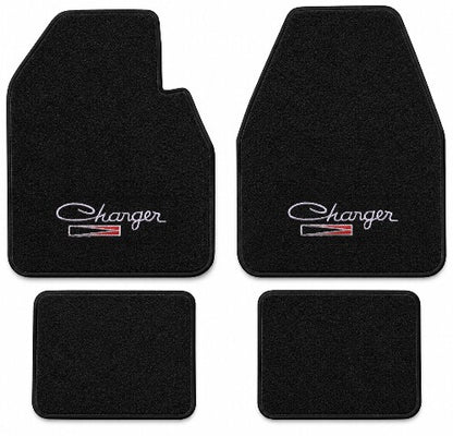 1974-1978 Dodge Charger Auto Cutpile Floor Mats with Embroidered Logo Choices - 4-Piece - product details image 4