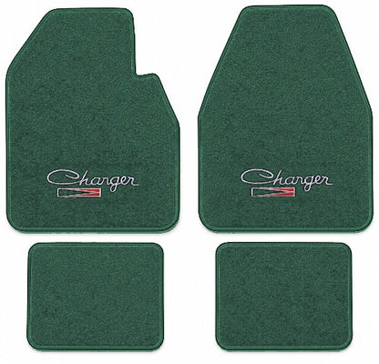 1974-1978 Dodge Charger Auto Cutpile Floor Mats with Embroidered Logo Choices - 4-Piece - product details image 9