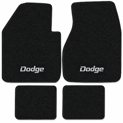 1959 Dodge Coronet Loop Floor Mats with Embroidered Logo Choices - 4-Piece - product details image 2