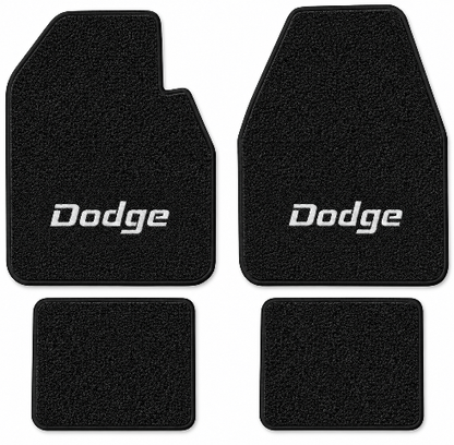 1971-1973 Dodge Coronet Loop Floor Mats with Embroidered Logo Choices - 4-Piece - product details image 2
