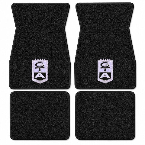 1966-1970 Ford Fairlane Loop Floor Mats with Embroidered Logo Choices - 4-Piece - product details image 11