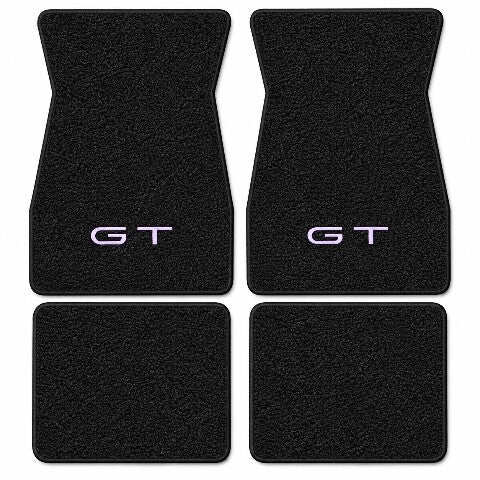 1966-1970 Ford Fairlane Loop Floor Mats with Embroidered Logo Choices - 4-Piece - product details image 7