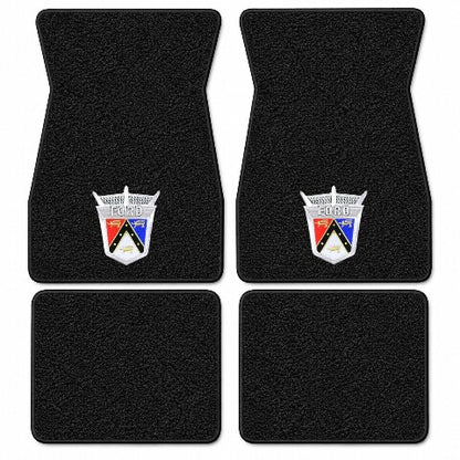 1966-1970 Ford Fairlane Loop Floor Mats with Embroidered Logo Choices - 4-Piece - product details image 9