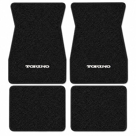 1968-1973 Ford Torino Loop Floor Mats with Embroidered Logo Choices - 4-Piece - product details image 4