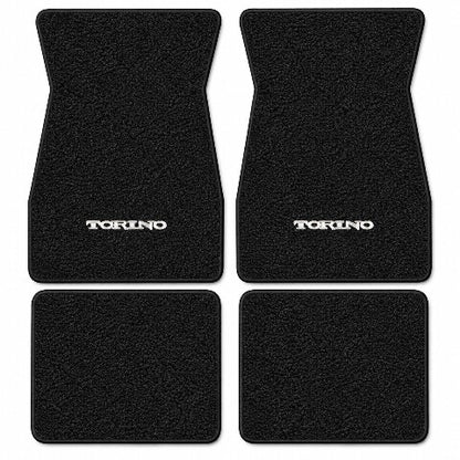 1968-1973 Ford Torino Loop Floor Mats with Embroidered Logo Choices - 4-Piece - product details image 4