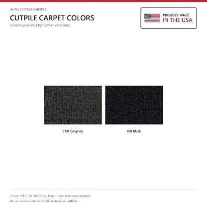 1992-1993 GMC Typhoon Cutpile Floor Mats with Embroidered Logo Choices - 4-Piece - product details image 6