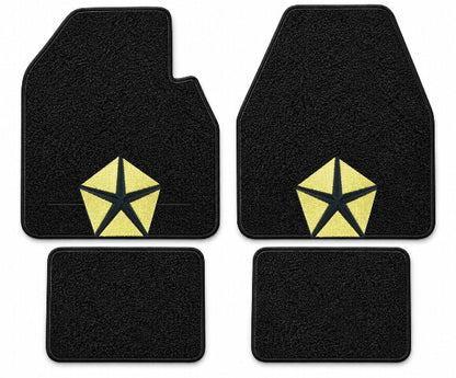 1971-1973 Plymouth Satellite Auto Loop Floor Mats with Embroidered Logo Choices - 4-Piece - product details image 4