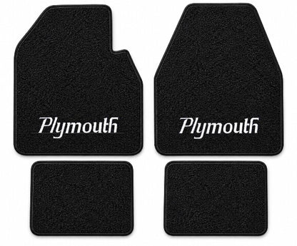 1965 Plymouth Satellite Auto Loop Floor Mats with Embroidered Logo Choices - 4-Piece - product details image 3