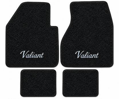 1962 Plymouth Valiant Loop Floor Mats with Embroidered Logo Choices - 4-Piece - product details image 2
