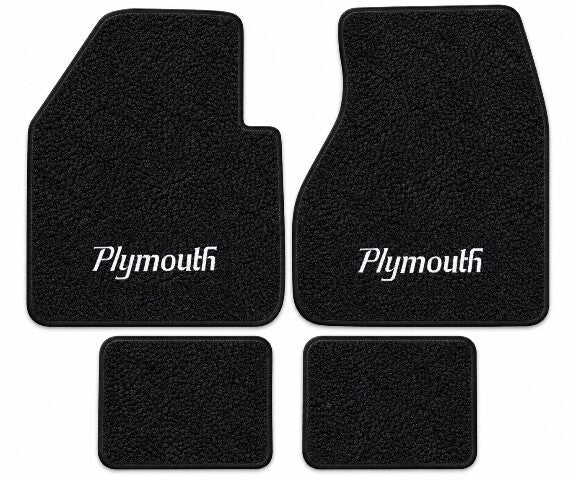 1962 Plymouth Valiant Loop Floor Mats with Embroidered Logo Choices - 4-Piece - product details image 3