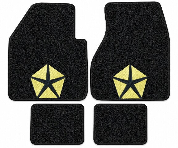 1962 Plymouth Valiant Loop Floor Mats with Embroidered Logo Choices - 4-Piece - product details image 4