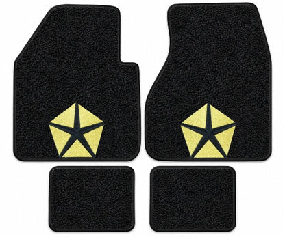 1962 Plymouth Valiant Loop Floor Mats with Embroidered Logo Choices - 4-Piece - product details image 4