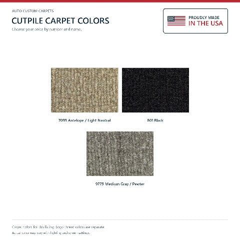 2003-2006 Cadillac Escalade ESV Cutpile Floor Mats with Embroidered Logo Choices - 4-Piece - product details image 6