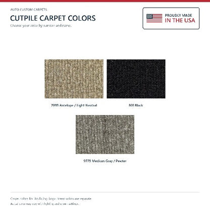 2003-2006 Cadillac Escalade ESV Cutpile Floor Mats with Embroidered Logo Choices - 4-Piece - product details image 6