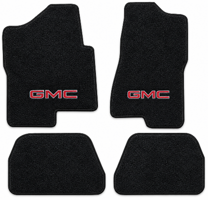 2000-2006 GMC Yukon XL 1500 Cutpile Floor Mats with Embroidered Logo Choices - 4-Piece - product details image 2