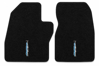 1988-1996 Ford F-150 Ext Cab Cutpile Floor Mats with Embroidered Logo Choices - 2-Piece - product details image 3