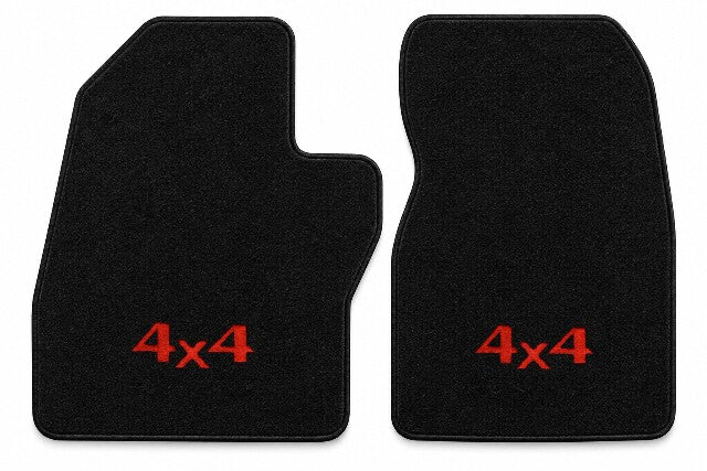 1988-1996 Ford F-150 Ext Cab Cutpile Floor Mats with Embroidered Logo Choices - 2-Piece - product details image 4