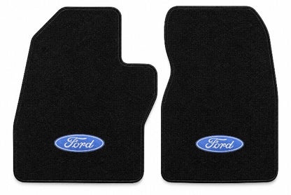 1988-1996 Ford F-150 Ext Cab Cutpile Floor Mats with Embroidered Logo Choices - 2-Piece - product details image 5