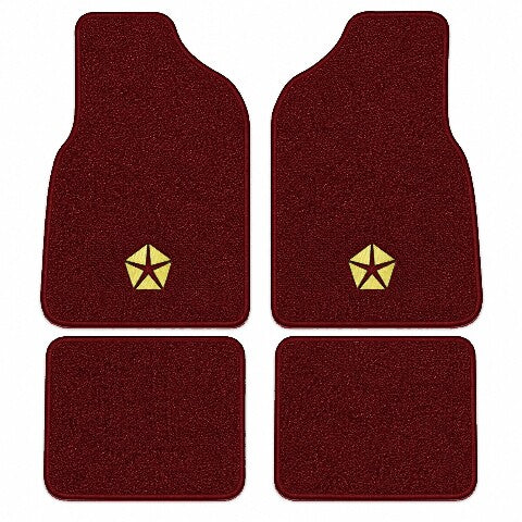 1987-95 Chrysler LeBaron 2DR Convertible Floor Mats with Embroidered Logo Choices - 4-Piece - product image
