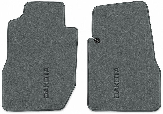 2005-2010 Dodge Dakota Cutpile Floor Mats with Embroidered Logo Choices - 2-Piece - product image