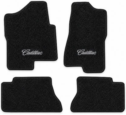 2002-06 Cadillac Escalade EXT Crew Cab Cutpile Floor Mats with Embroidered Logo Choices - 4-Piece - product details image 2