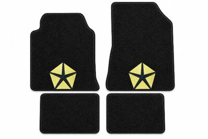 1984-1986 Plymouth Conquest Cutpile Floor Mats with Embroidered Logo Choices - 4-Piece - product details image 3