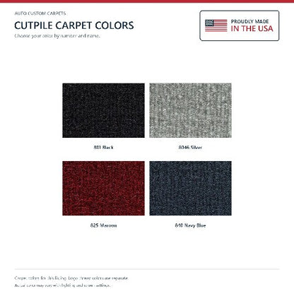 1984-1986 Plymouth Conquest Cutpile Floor Mats with Embroidered Logo Choices - 4-Piece - product details image 7