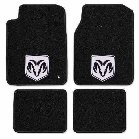 2001-2006 Dodge Stratus Cutpile Floor Mats with Embroidered Logo Choices - 4-Piece - product details image 3