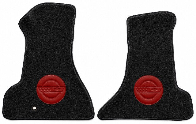 1984-96 Corvette Premium Contour Floor Mats Embroidered/Die-Electric Logos - 2-Piece - product details image 3