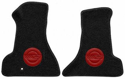 1984-96 Corvette Premium Contour Floor Mats Embroidered/Die-Electric Logos - 2-Piece - product details image 3