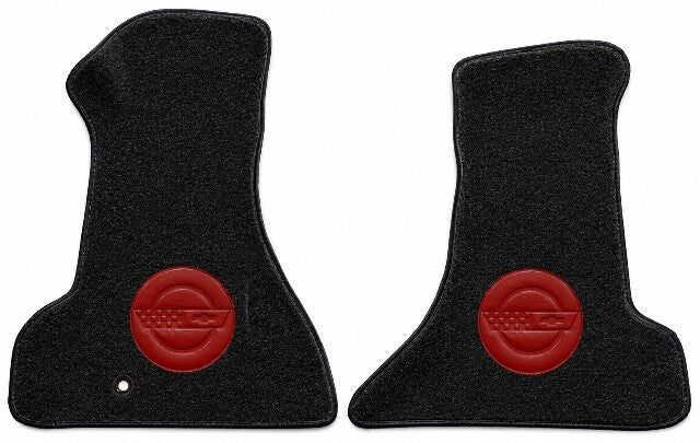 1984-96 Corvette Premium Contour Floor Mats Embroidered/Die-Electric Logos - 2-Piece - product details image 12