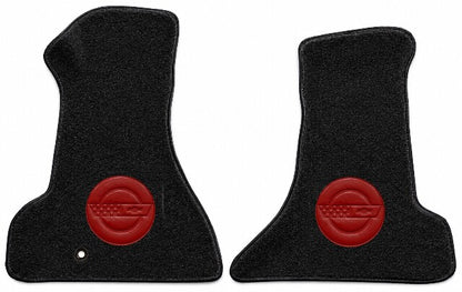 1984-96 Corvette Premium Contour Floor Mats Embroidered/Die-Electric Logos - 2-Piece - product details image 12