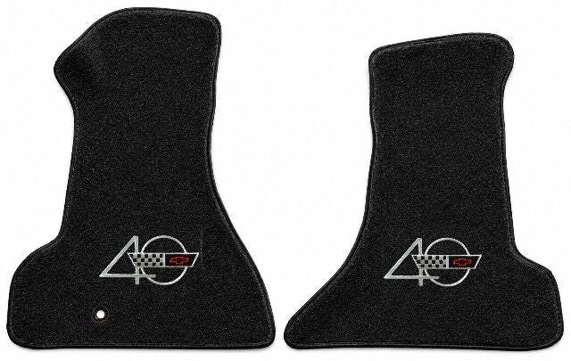 1984-96 Corvette Premium Contour Floor Mats Embroidered/Die-Electric Logos - 2-Piece - product details image 14