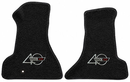 1984-96 Corvette Premium Contour Floor Mats Embroidered/Die-Electric Logos - 2-Piece - product details image 14