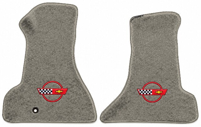 1984-96 Corvette Premium Contour Floor Mats Embroidered/Die-Electric Logos - 2-Piece - product image