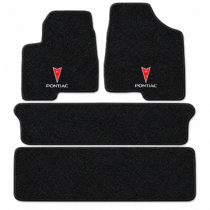 1999-2005 Pontiac Montana Cutpile Floor Mats with Embroidered Logo Choices - 4-Piece - product details image 2