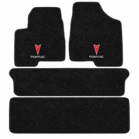 1997-1998 Pontiac Trans Sport Cutpile Floor Mats with Embroidered Logo Choices - 4-Piece - product details image 2