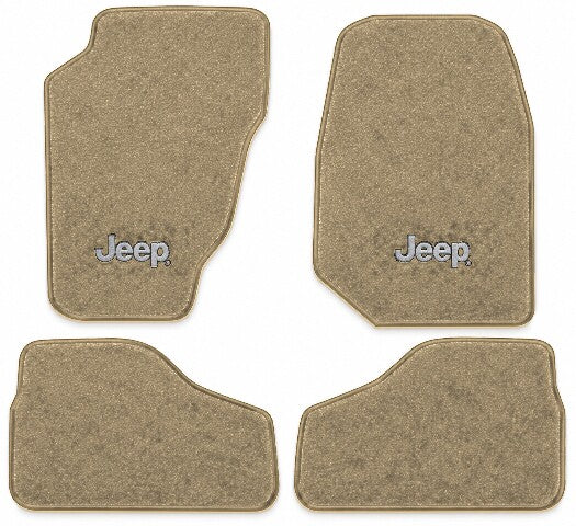 2002-2007 Jeep Liberty Cutpile Floor Mats with Embroidered Logo Choices - 4-Piece - product image