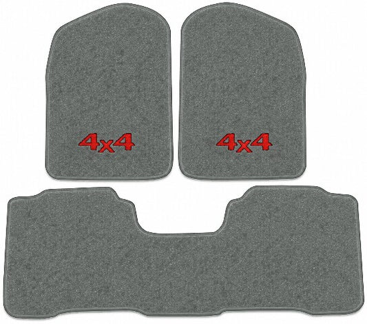 1995-1997 Honda Passport Frts & Rr Cutpile Floor Mats with Embroidered Logo Choices - 3-Piece - product image