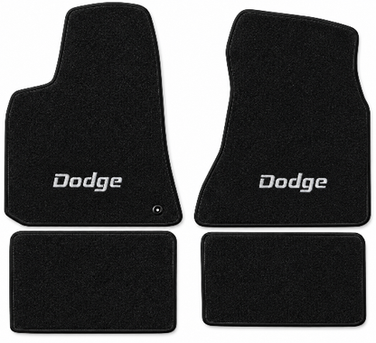 2006-2010 Dodge Charger Cutpile Floor Mats with Embroidered Logo Choices - 4-Piece - product details image 2