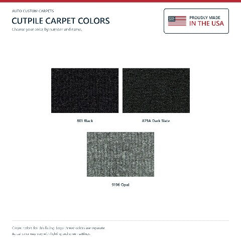 2006-2010 Dodge Charger Cutpile Floor Mats with Embroidered Logo Choices - 4-Piece - product details image 6