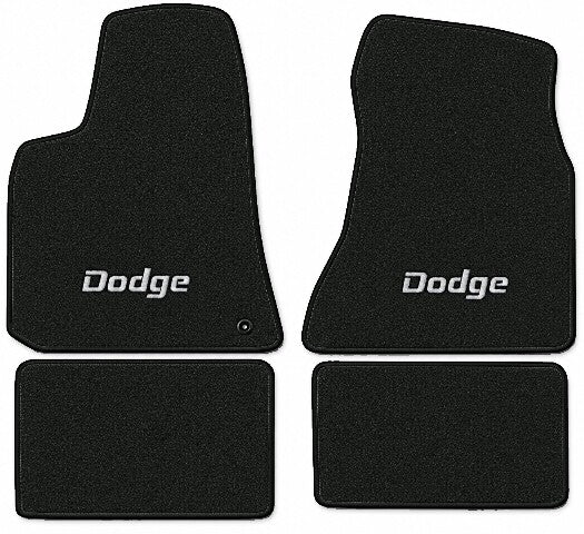 2006-2010 Dodge Charger Cutpile Floor Mats with Embroidered Logo Choices - 4-Piece - product image