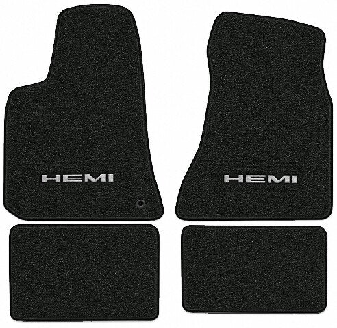 2005-2010 Chrysler 300 Rear Wheel Drive Cutpile Floor Mats with Embroidered Logo Choices - 4-Piece - product image