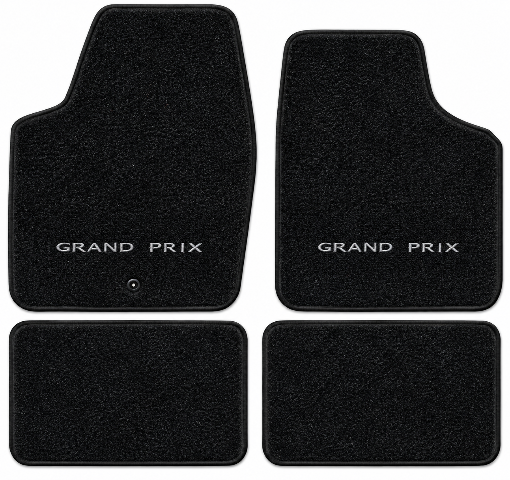 2006-2008 Pontiac Grand Prix Cutpile Floor Mats with Embroidered Logo Choices - 4-Piece - product details image 2